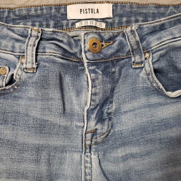 Pistola Jeans Distressed Skinny sz 25 - Picture 4 of 4